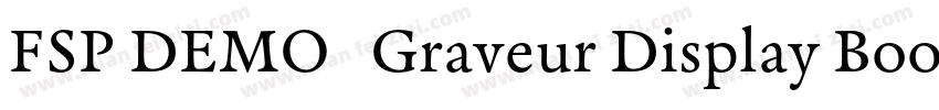 FSP DEMO   Graveur Display Book Reg字体转换